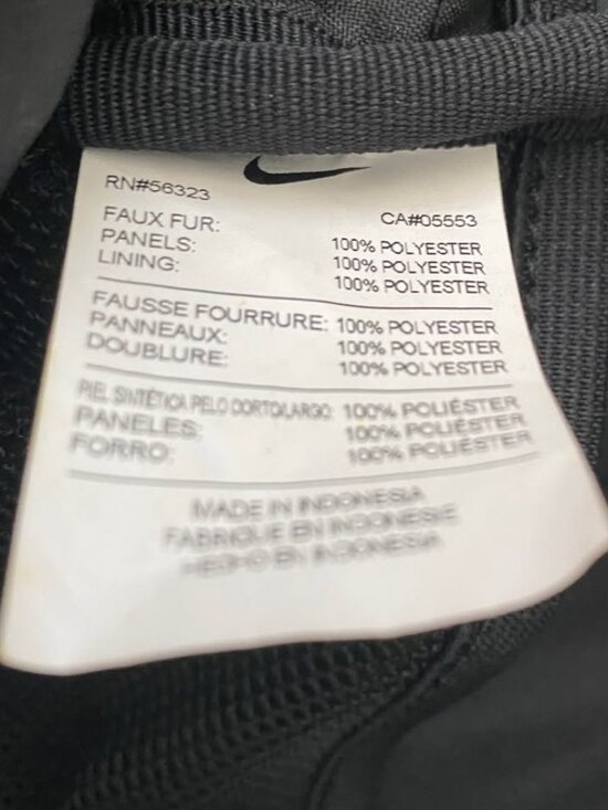 Nike Sportswear Futura Faux Fur Mini Backpack Black White Swoosh Plush Bag